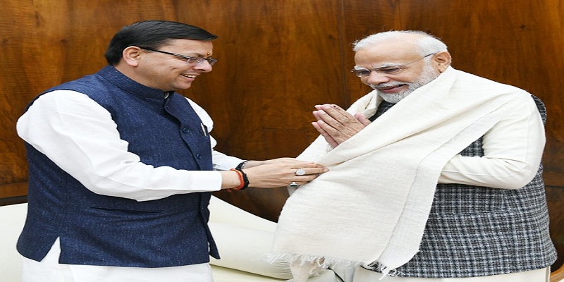 CM-Dhami-met-PM-Modi