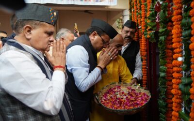 राज्य स्थापना दिवस-शहीद स्मारक पर पुष्पांजलि अर्पित कर उत्तराखण्ड राज्य आंदोलन के शहीदों को श्रद्धांजलि दी