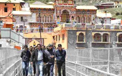 मुख्य सचिव ने बद्रीनाथ धाम में मास्टर प्लान के कार्यों का किया निरीक्षण