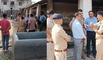 शटरिंग के गोदाम में चोरी छिपे बनाए जा रहे थे पटाखे, अचानक हुआ जबरदस्त धमाका, दो लोग घायल