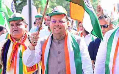 मुख्यमंत्री पुष्कर सिंह धामी के नेतृत्व में “तिरंगा शौर्य सम्मान यात्रा” का किया गया भव्य आयोजन
