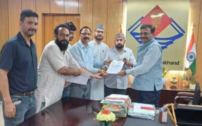 सिंगटाली मोटरपुल और जल जीवन मिशन घोटाले को लेकर मुख्य सचिव को सौंपा ज्ञापन