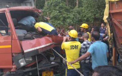 देहरादून: कुआंवाला के पास ट्रक हुआ दुर्घटनाग्रस्त, 4 घायल