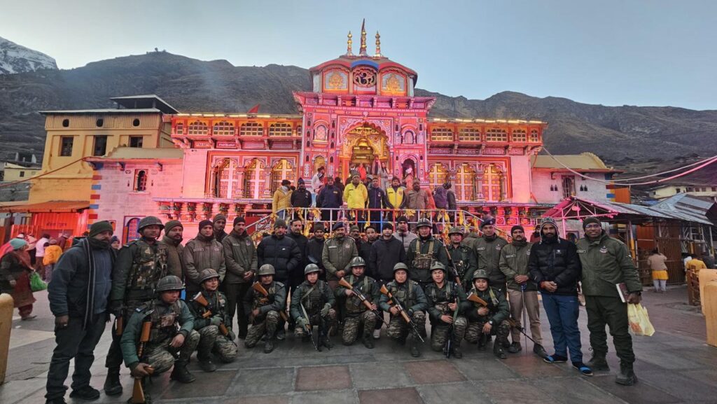 बदरीनाथ धाम में सुरक्षा ड्रिल: सेना और पुलिस का संयुक्त अभ्यास, चमोली में कड़े इंतज़ाम